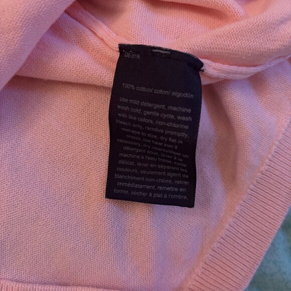TOMMY HILFIGER Preppy Pink V-Neck Top - Picture 5 of 5